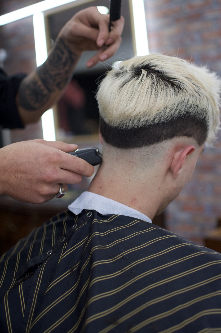 Detalle de corte terminado